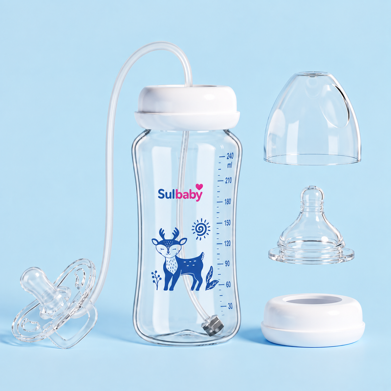 Biberon azul 240mL